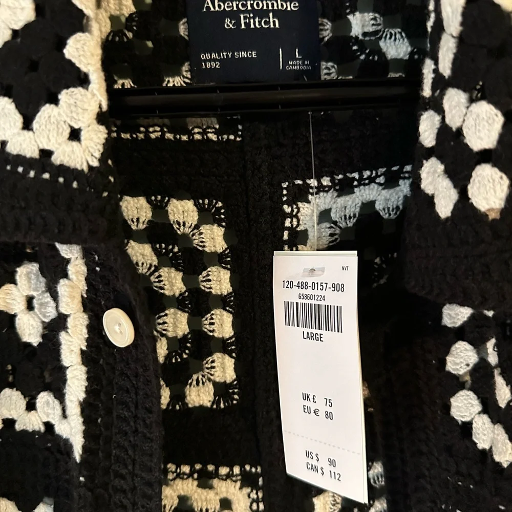 Abercrombie and Finch - Crochet shirt - Picture 2 of 3